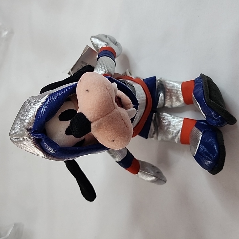 Vintage NWT Disney Goofy Space Man Plush Beanbag Figurine
